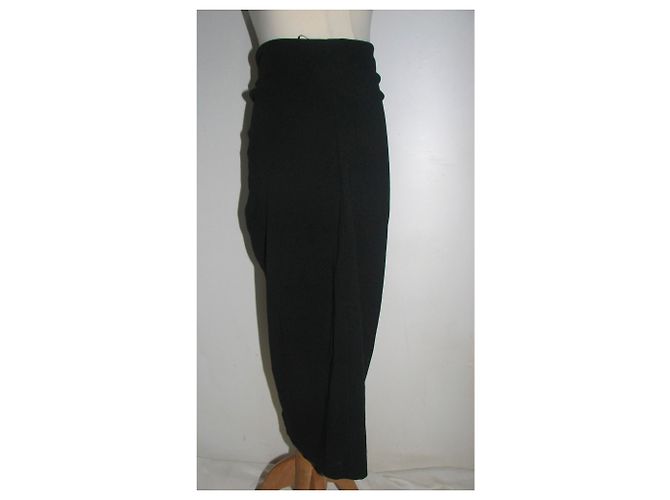 Escada Falda negra con 2 manera zip Negro - vista 5