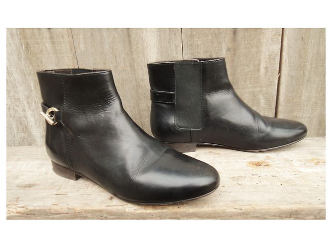 Stivaletti Tila March in pelle nera Nero - vista 4