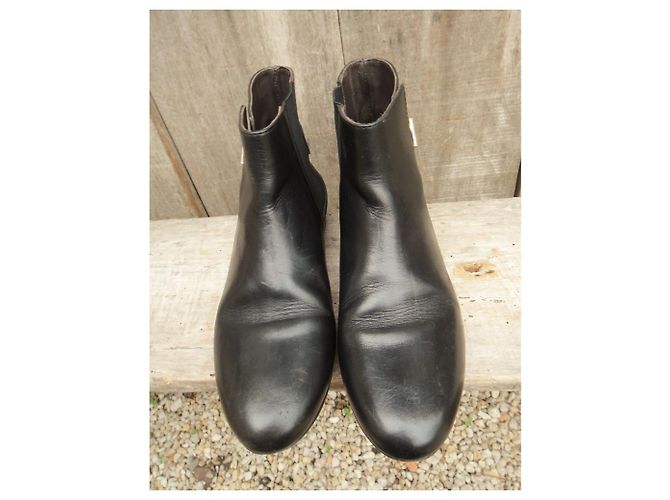 Stivaletti Tila March in pelle nera Nero - vista 5