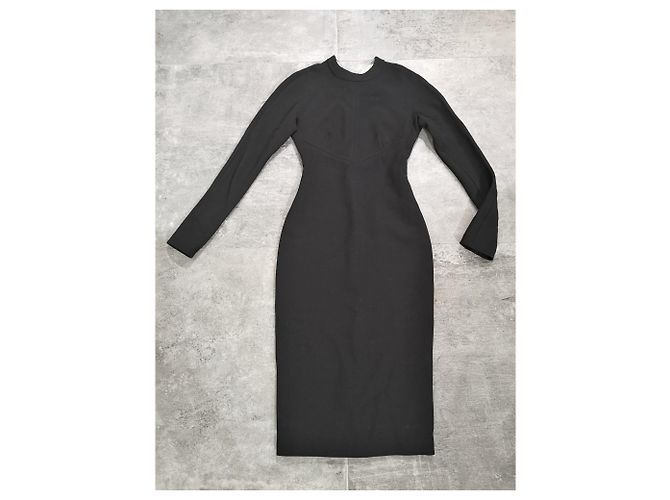 Roberto Cavalli Schwarzes Kaschmirkleid XS - Ansicht 8