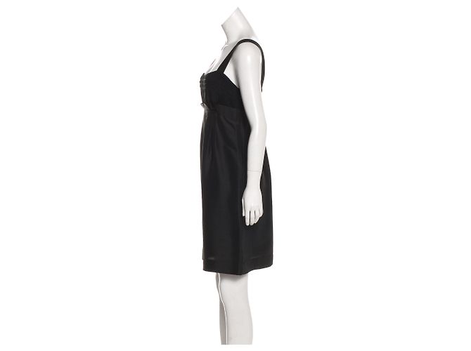 Diane Von Furstenberg Vestido seda DvF Celardo Negro - vista 2