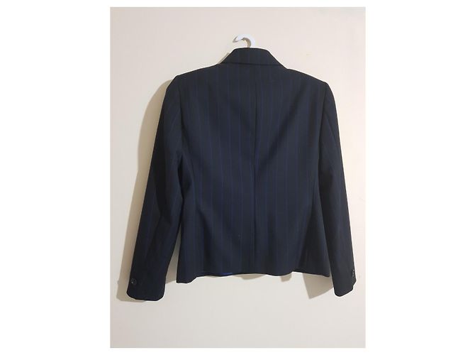 Akris Striped Blazer Wool and Polyester Multiple colors - view 3