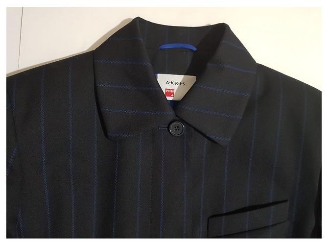 Akris Striped Blazer Wool and Polyester Multiple colors - view 6