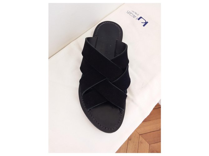 K Jacques modello muli Tortello Nero - vista 5