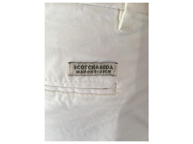 Pantalones cortos Maison Scotch de algodón blanco XS - vista 3