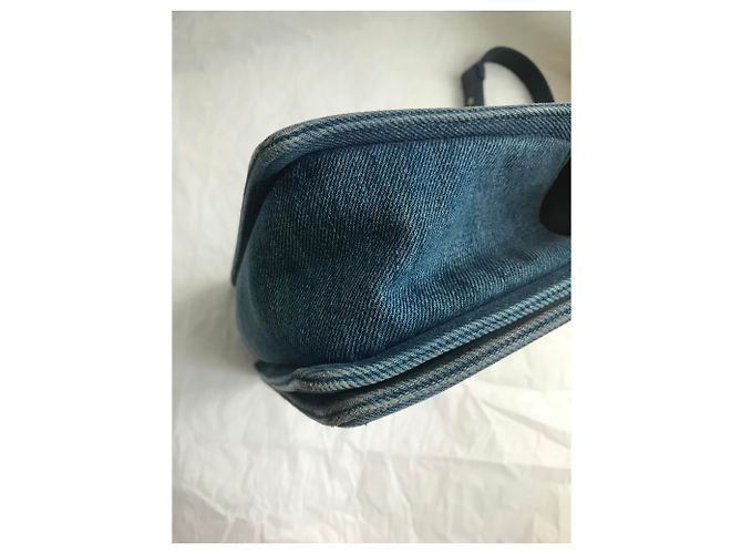 Chanel Denim Bag Rare Boy medio Blu - Ansicht 14