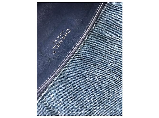 Chanel Denim Bag Rare Boy medio Blu - Ansicht 23
