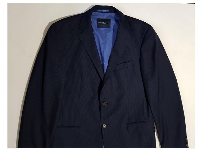 Blazer a righe blu scuro Tommy Hilfiger Blu navy - vista 2