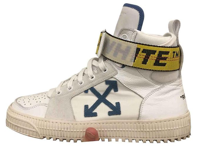 Off White Ciao Top Co Virgil Abloh Bianco Giallo - vista 2