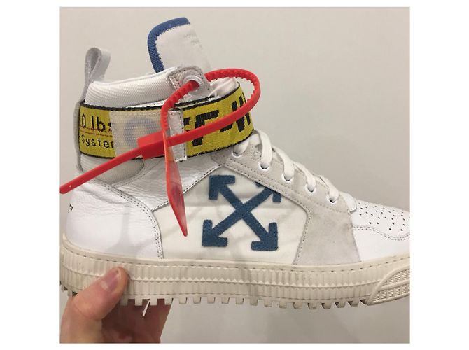 Off White Ciao Top Co Virgil Abloh Bianco Giallo - vista 3