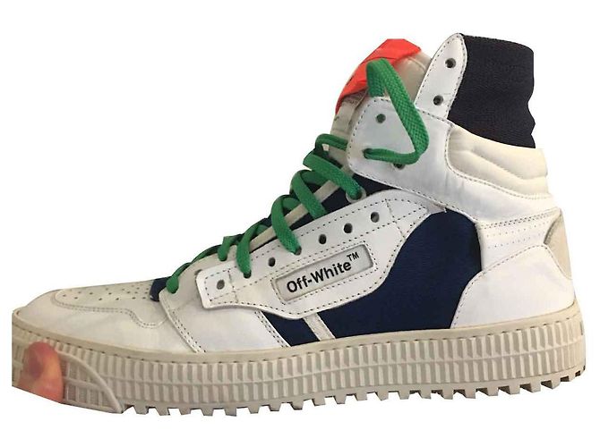 Off White Basso 3.0 Blue Co Virgil Abloh Bianco - vista 2
