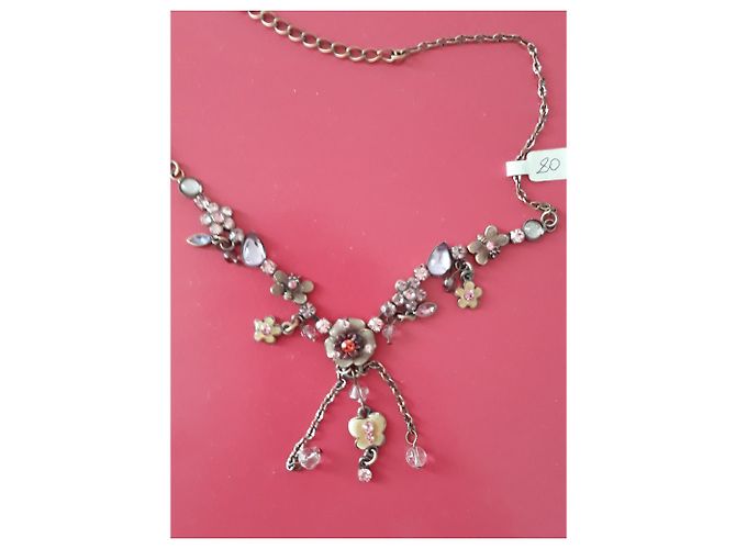 Collana con Pendente Reminiscence Metallo Color Rame Multicolore - vista 3