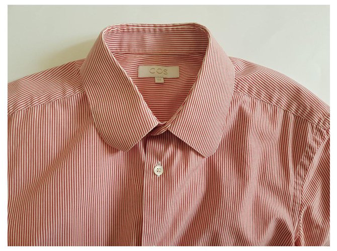 Camisa de algodón a rayas Cos Multicolor - vista 3