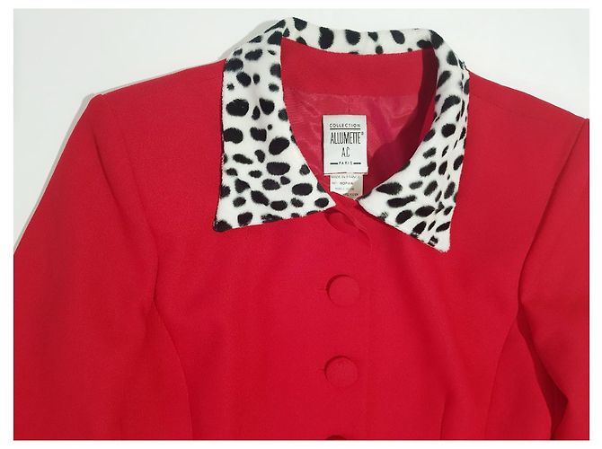 Autre Marque Blazer rojo Match A.C. Paris Roja Multicolor - vista 3