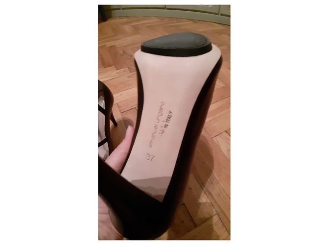 Sandali Emanuel Ungaro in pelle nera Nero - vista 7