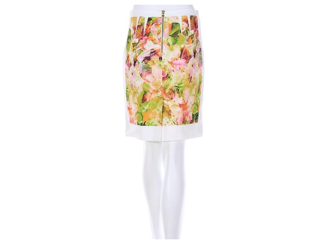 Falda floral Club Monaco de algodón Multicolor - vista 2