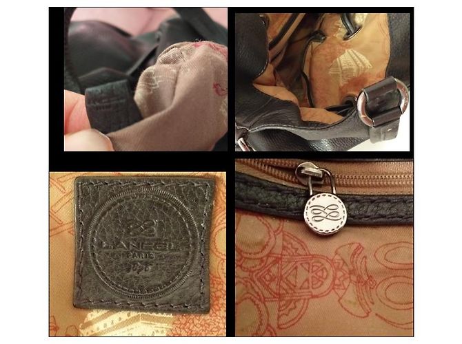 Lancel Premier Flirt Borsa nera in vernice Nero - vista 7