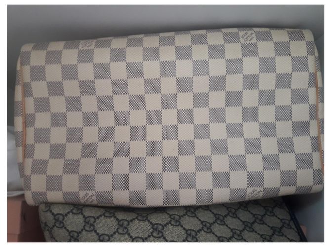 Louis Vuitton Speedy 30 Weiß - Ansicht 4