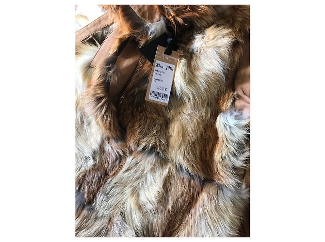 Bel Air Lambskin and Fox Jacket Caramel - view 3