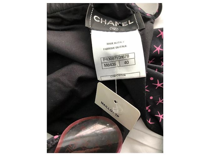 Traje de baño chanel 1 Moneda impresa estrella con logo CC Multicolor - vista 6