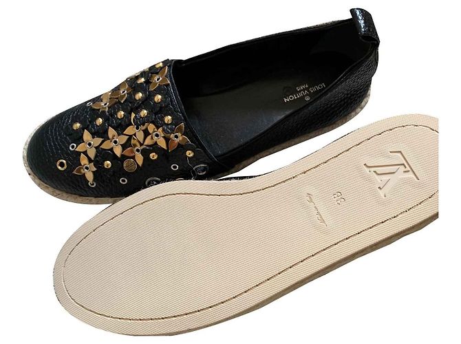 Louis Vuitton Espadrilles Black Golden - view 2