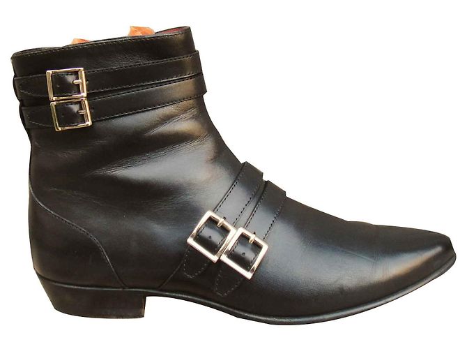 Sergio Rossi botas con hebillas Negro - vista 2