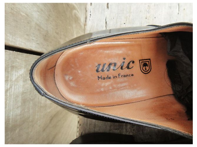 Joseph Fenestrier Unic Richelieu scarpe stringate in vernice nera Nero - vista 7