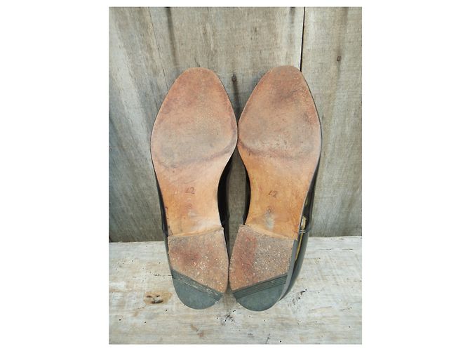 Joseph Fenestrier Unic Richelieu scarpe stringate in vernice nera Nero - vista 9