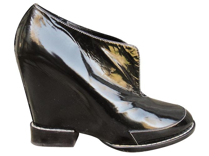 niedrige Keilstiefel Chloé Schwarz - Ansicht 2