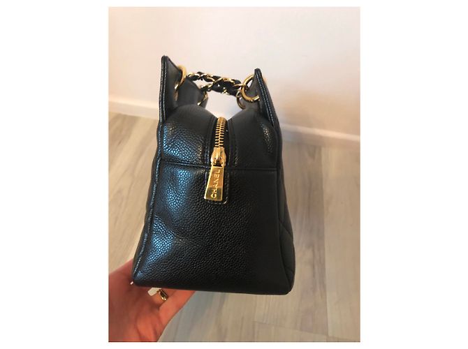 Piccola borsa della spesa Chanel Nero - vista 3