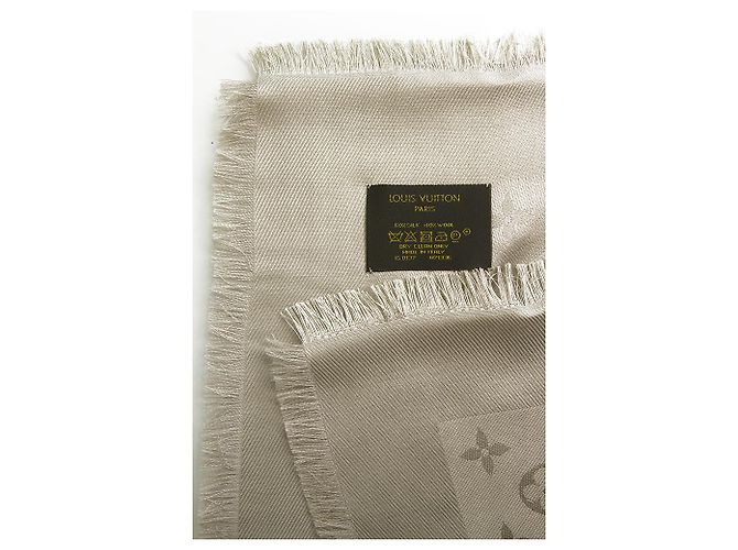 Louis Vuitton-Monogramm Greige Tone in Ton gewebter Jacquard-Seide M71336 Beige - Ansicht 3