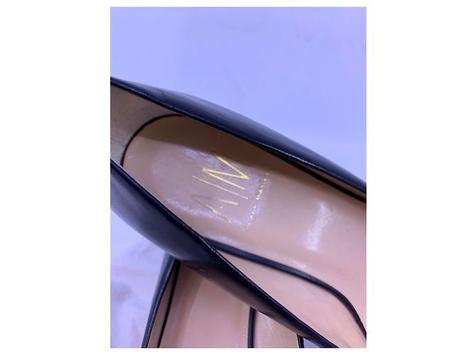 Salvatore Ferragamo ballerine in pelle nera Nero - vista 4