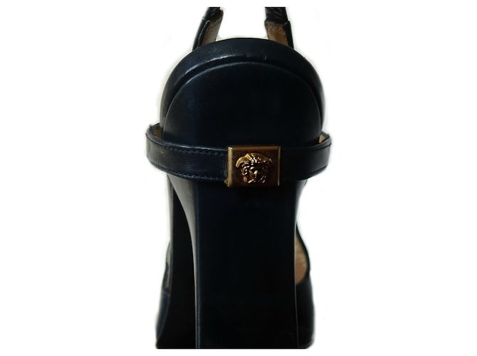 Gianni Versace Medusa Heel Blu scuro - vista 2