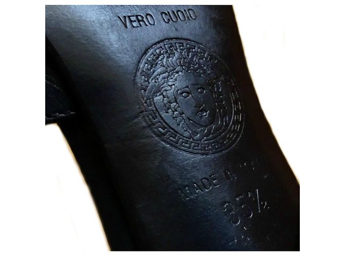 Gianni Versace Medusa Heel Blu scuro - vista 3
