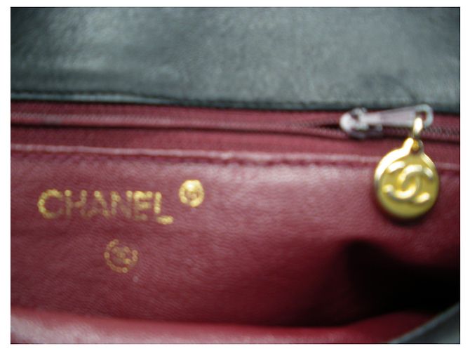 Borsa a mano Chanel in pelle nera Nero - vista 11