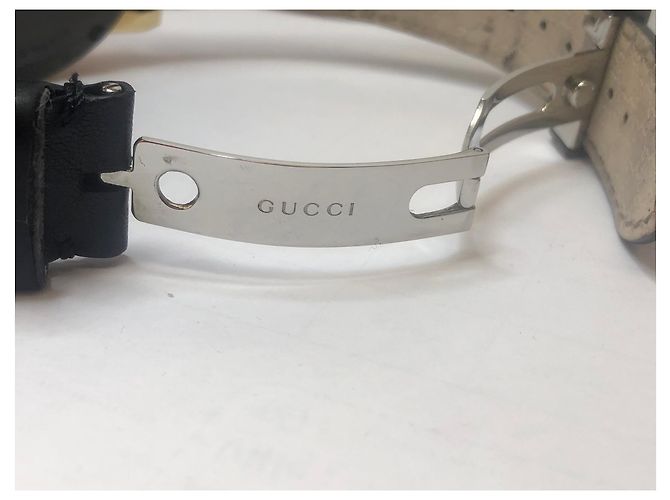 Relógio Gucci G-Chrono de couro preto - vista 5