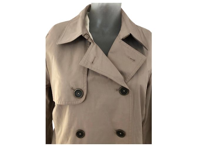 Gabardina beige de mezcla de algodón CAROLL - vista 2