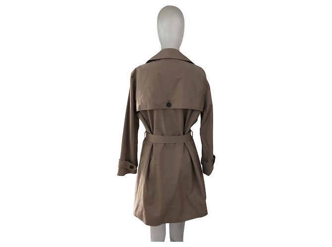 Gabardina beige de mezcla de algodón CAROLL - vista 3