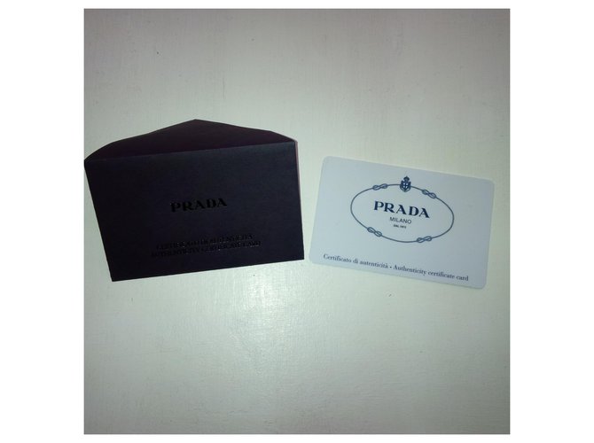 Occhiali da sole Prada neri e argento metallo Nero - vista 12