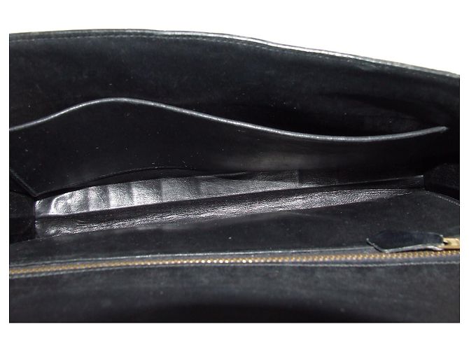 Hermès Sac à main Lydie Crocodile Noir di SPA New Strap Nero - vista 10