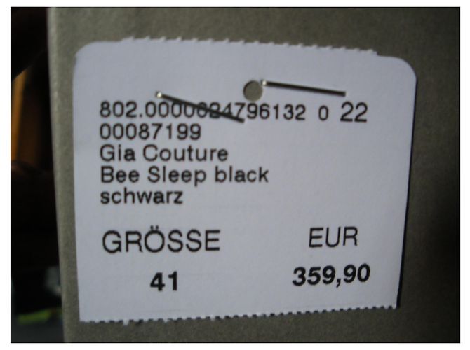 Autre Marque Gia Couture Mules aus Samt Multicolour Gr. 41 Mehrfarben - Ansicht 10
