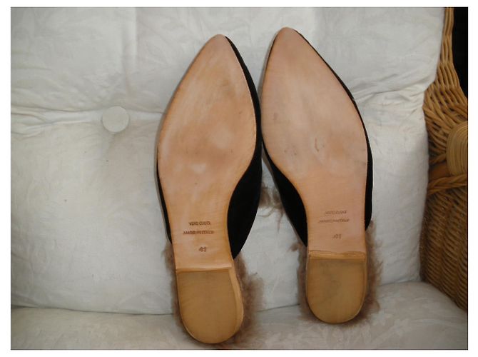 Autre Marque Gia Couture Mules aus Samt Multicolour Gr. 41 Mehrfarben - Ansicht 7