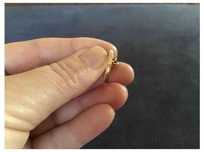 Autre Marque Anillo de rubí marquise y diamantes en oro amarillo 18k Dorado - vista 4