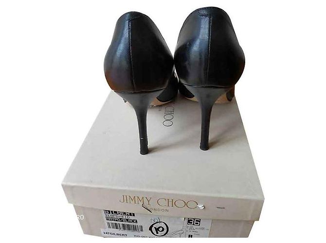 Décolleté Jimmy Choo in pelle nera 36 Nero - vista 2