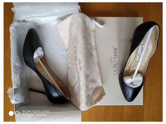 Décolleté Jimmy Choo in pelle nera 36 Nero - vista 3
