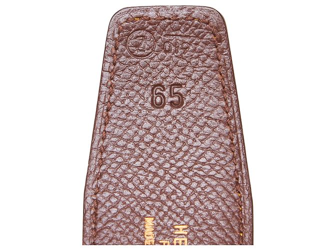 Hermès Hermes Brown Constance Gürtel Braun Golden - Ansicht 5