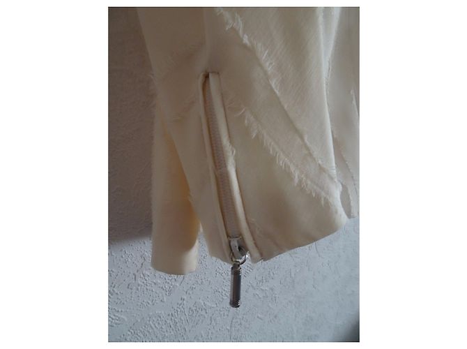Giacca da giacca di cotone Gianni Versace Couture Crema - vista 3