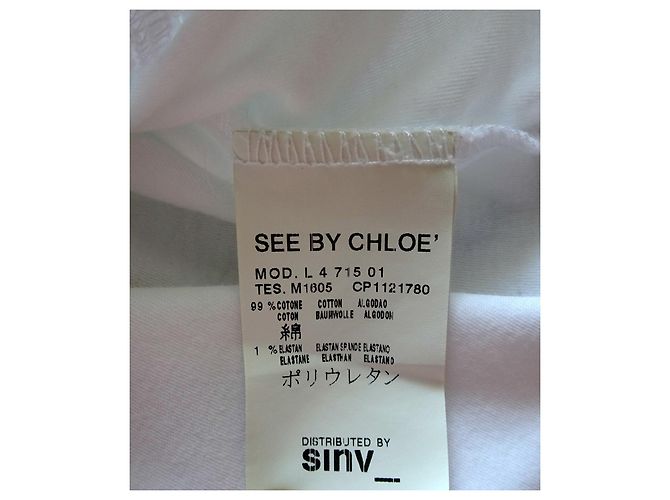 See by Chloé Vedere da Chlóe ruffle top Bianco - vista 3