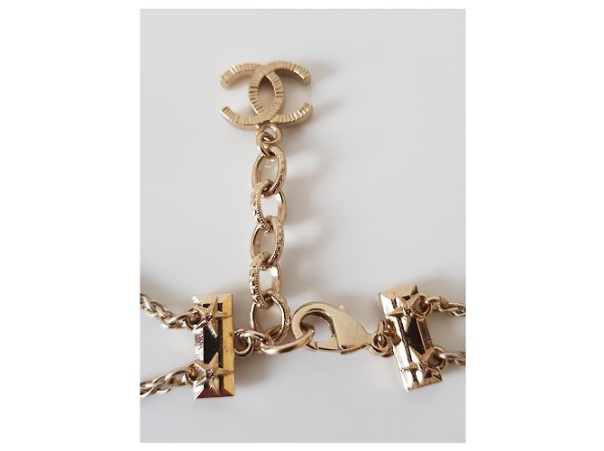 Collar de Chanel Dorado - vista 12