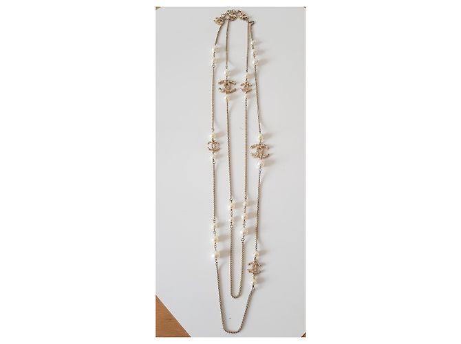 Collar de Chanel Dorado - vista 13